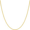Gold Plated 1.2mm Cable Link Chain Necklace