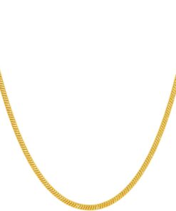 Gold Plated 1.9mm Snake Chain Necklace