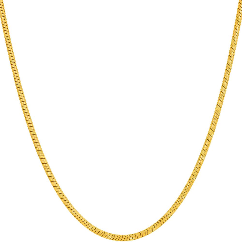 Gold Plated 1.9mm Snake Chain Necklace