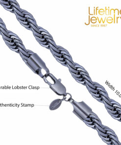 10mm Rope Chain Necklace