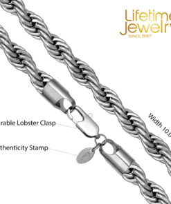 10mm Rope Chain Necklace