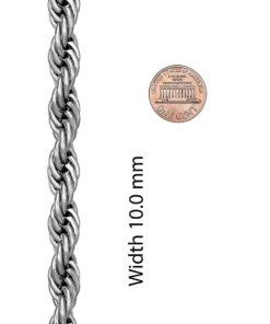 10mm Rope Chain Necklace