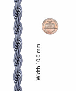 10mm Rope Chain Necklace