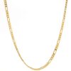 Gold Plated 2.5mm Figaro Chain