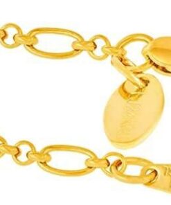 Gold Plated 2mm Figaro Link Anklet