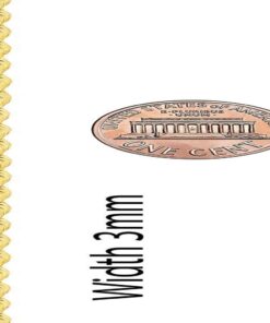 Gold Plated 3mm Rope Chain Anklet