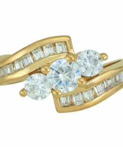 Gold-Plated-Baguette-Ring-top-view