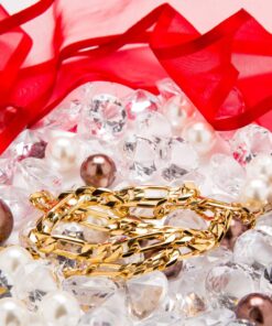 Gold Plated 7mm Figaro Chain