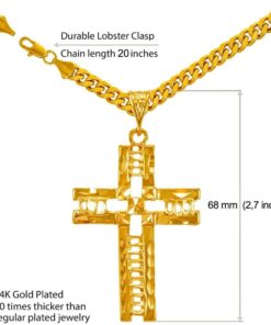 Gold Plated Extra Large Crosses