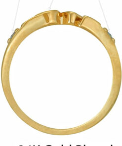 Gold Plated Cubic Zirconia LOVE Ring