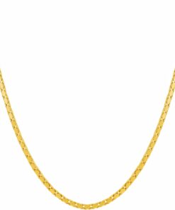 Gold plated 1.7mm Snake Chain Necklace