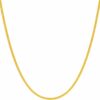Gold plated 1.5mm Snake Chain Necklace