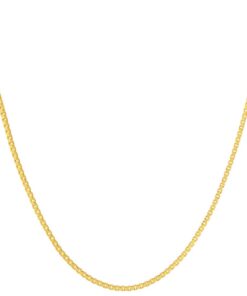 Gold Plated 1.4mm Box Chain