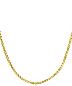 Gold Plated 1.4mm Serpentine Chain