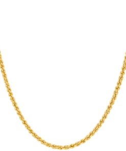 Gold Plated 1mm Rope Chain