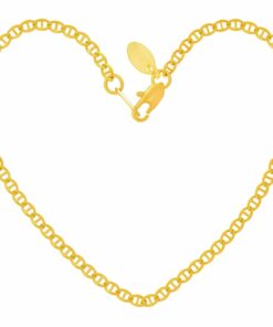 Gold Plated 2.6mm Mariner Anklet