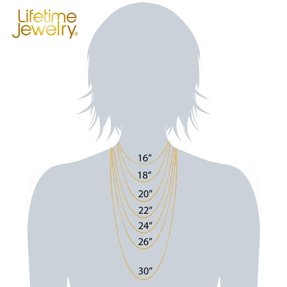 Gold Plated 2.5mm Rounded Scroll Necklace by inches