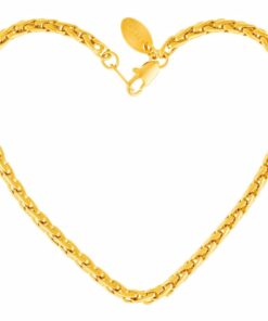 Gold Plated 3.5mm Ponytail Anklet