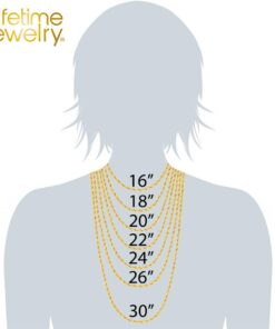 Gold Plated Necklace 4.5mm Cuban Link Chain
