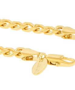 Gold Plated 5mm Gold Cuban Link Bracelet