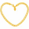 Gold Plated 5mm Crushed Mariner Anklet
