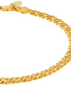 Gold Plated 5mm Venetian Chain Anklet