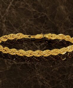 Gold-plated-7mm-Rope-Chain-Bracelet_