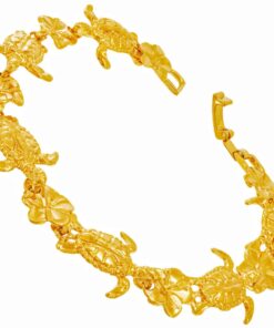 Gold Plated Lucky Turtle Bracelet