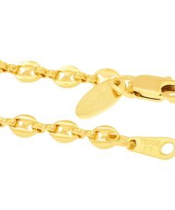 Gold Plated O-Link Chain Anklet