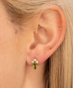 Gold-plated-birthstone-marquise-earrings