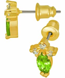 Gold-plated-birthstone-marquise-earrings