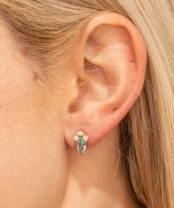 Gold-plated-birthstone-marquise-earrings