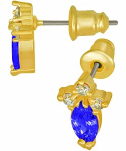 Gold-plated-birthstone-marquise-earrings-Sept