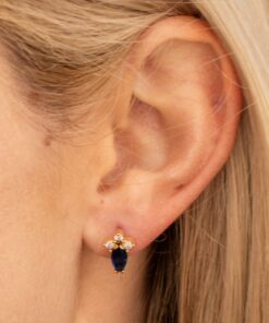 Gold-plated-birthstone-marquise-earrings-