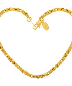Gold Plated Byzantine Chain Anklet