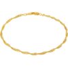 Gold Plated Whisper Chain Anklet