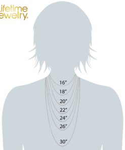 White Gold plated 1.5mm Figaro Chain (Rhodium)