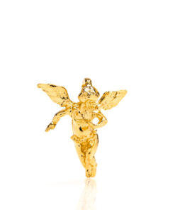 Gold plated Cherub Angel, Pendant Necklace