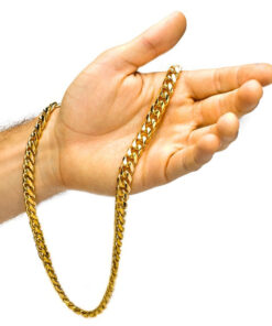 Gold Plated 11mm Gold Cuban Link Chain