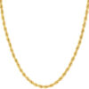 Gold Plated 2mm Rope Chain