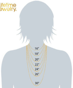 Gold Plated 2mm Rope Chain by inches